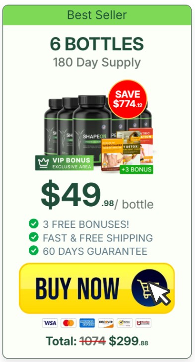ShapeON 6 Bottle Price